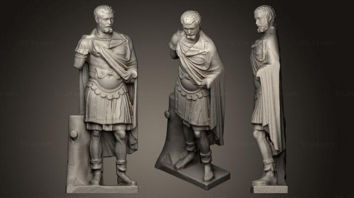 Statues antique and historical (Septimius Severus, STKA_1276) 3D models for cnc